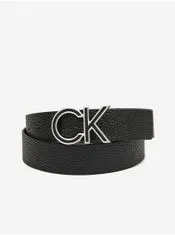 Calvin Klein Čierny pánsky kožený opasok Calvin Klein 95