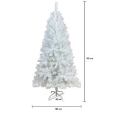 Timeless Tools Umelý vianočný stromček biely, v rôznych veľkostiach, 180 cm