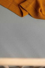 Sensillo obliečka bavlnená deluxe na detský matrac 120x60 - sivá