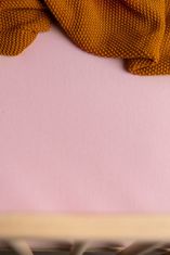 Sensillo obliečka bavlnená deluxe na detský matrac 120x60 - ružová