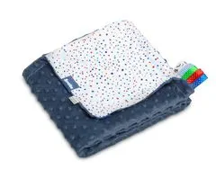 Sensillo detská ľahká deka 75x100 - farebné bodky
