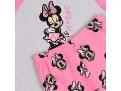Disney DISNEY Minnie Myška detský nočný overal s dlhým rukávom, ružová sivá 2-3 lata 98cm