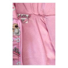 Eplusm Dievčenská zimná bunda "LOL" ružová 110 / 4–5 rokov Ružová