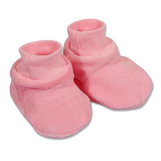 NEW BABY Detské papučky ružové, vel. 62 (3-6m)