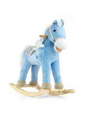 MILLY MALLY Hojdací koník s melódiou Pony modrý