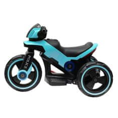 Baby Mix Detská elektrická motorka POLICE modrá