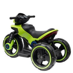 Baby Mix Detská elektrická motorka POLICE zelená