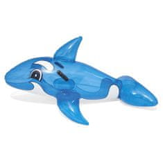 Bestway Detský nafukovací delfín do vody s rukoväťami modrý