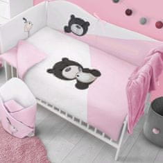 BELISIMA 5-dielne posteľné obliečky LILO & LU 90/120 ružová