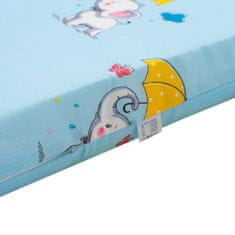 NEW BABY Detský matrac 120x60 molitan-kokos modrý rôzne obrázky