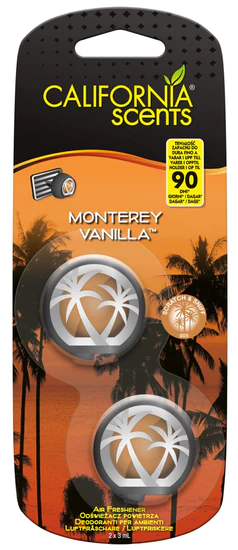 California Scents Ambientador Carro com Monterey Vanilla (vainilla