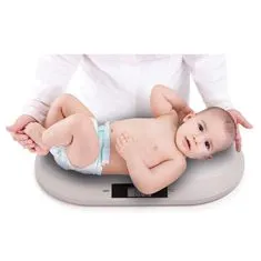 BabyOno Váha elektronická pre deti do 20 kg sivá - zánovné