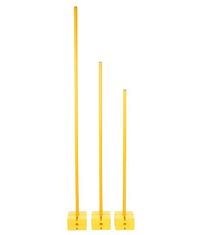 Merco Multipack 8ks Tyčka P1 rôzne dĺžky žltá, 80 cm