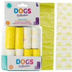 Dogs Collection Vrecká na psie exkrementy Biologicky rozložiteľné 240 KS žluté 