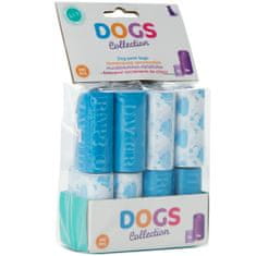 Dogs Collection Vrecká na psie exkrementy Biologicky rozložiteľné 240 vreciek Modré