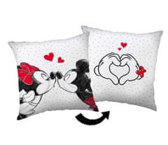 Jerry Fabrics Vankúšik Mickey and Minnie Love 05 Polyester, 40/40 cm