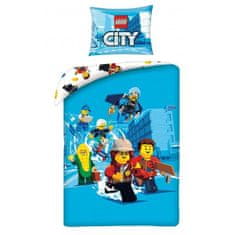 Halantex Obliečky Lego City blue Bavlna, 140/200, 70/90 cm