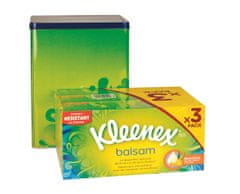 Kleenex hyg.kap. Balsam TRIPLE PACK Box (64) x 3 + plechovka gratis