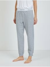 Calvin Klein Svetlosivé dámske melírované pyžamové nohavice Calvin Klein Underwear XS