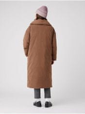 Wrangler Hnedý dámsky zimný kabát s golierom Wrangler M