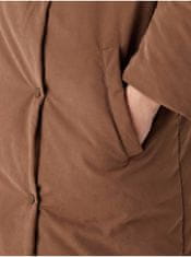 Wrangler Hnedý dámsky zimný kabát s golierom Wrangler M