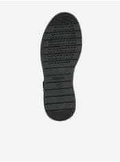 Geox Čierne dámske kožené členkové topánky Geox Phaolea 36
