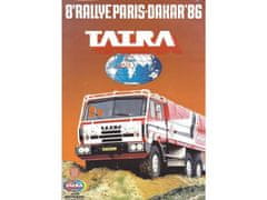 Cedule-Cedulky Plechová retro ceduľa - Rallye Paris Dakar Tatra