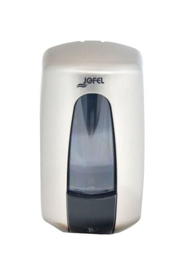 Jofel Dávkovač tekutého mydla na dolievanie 0,9 l imitácia kov AC70800