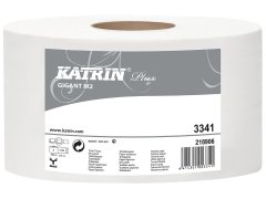 Katrin JUMBO toaletný papier 230 mm, 2 vrstvy, celulóza, návin 180 m - 6 ks