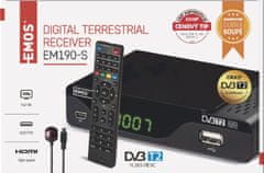 EMOS Set-top box EMOS EM190-S HD HEVC H265 (DVB-T2)