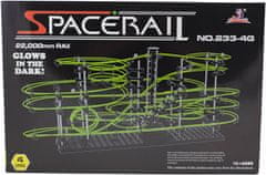 WOWO Žiariaca Guľová Dráha Spacerail Glow Úroveň 4, Rozmery 72x34x36 cm