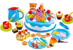 KIK Detská narodeninová torta 80 dielov - modrá