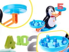 KIK KX6380_2 Vzdelávacia rovnováha učenie sa počítať tučniak veľký