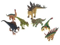 WOWO Kompletná Súprava Figúrok Dinosaurov (7ks) s Podložkou a Príslušenstvom