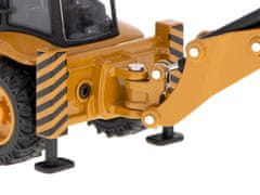 Ikonka Nakladač buldozér s lyžicou Die-Cast kovový model H-toys 1704 1:50