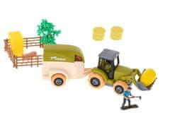WOWO Poľnohospodárska Technika, Traktor pre Farmu s Kone + Skrutkovač ako Náradie