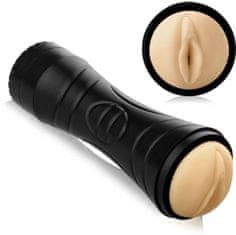 XSARA Vibrující štěrbinka v tubě - masturbátor pro muže - 76009699