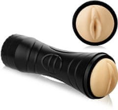 XSARA Vibrující štěrbinka v tubě - masturbátor pro muže - 76009699