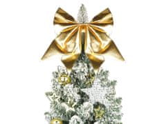 LAALU Ozdobený umelý vianočný stromček HVIEZDIČKA ANIČKA 60 cm s LED OSVETLENÍM V KVETINÁČI