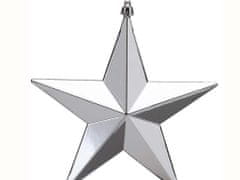 LAALU Strieborná hviezda 20 cm