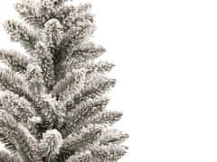 LAALU Ozdobený umelý vianočný stromček PERLOVÉ SRDIEČKO 60 cm s LED OSVETLENÍM V KVETINÁČI