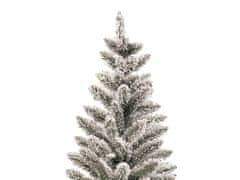 LAALU Ozdobený umelý vianočný stromček PERLOVÉ SRDIEČKO 60 cm s LED OSVETLENÍM V KVETINÁČI