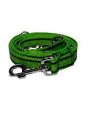 Palkar Vodítko prepínacie z popruhu pre psov 250 cm x 25 mm svetlo-zelená s páskami