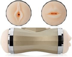 XSARA Vaginálně-orální masturbátor pro muže v tubě 35 sex funkcí 35 sex funkcji - 74305160