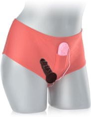 XSARA Vibrátor s kalhotkami ke stimulaci vagíny a análu s dálkovým ovládáním - 87545661