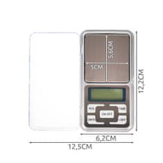 ISO Digitálna vrecková váha 200g/0 01g