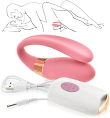 XSARA Intenzivní masažér pro páry, stimulační vibrační vajíčko pro ni i pro něho - 75131003