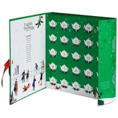 English Tea Shop Adventný kalendár zelený BIO 25 pyramídiek, 13 príchuťou