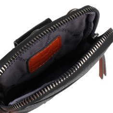 Braun Büffel Kožená taška na mobil Novara 26350-808 černá