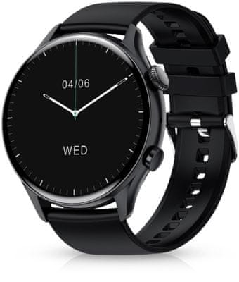 Inteligentné hodinky Niceboy WATCH GTR bluetooth volanie AMOLED displej výkonné múdre hodinky kovové telo odolné inteligentné hodinky IP67 sprievodná aplikácia